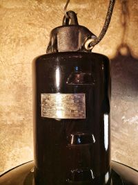Original vintage Bauhaus lantern pendant light with opal glass, 1950s – thumbnail 17