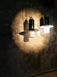 Original vintage Bauhaus lantern pendant light with opal glass, 1950s – thumbnail 10