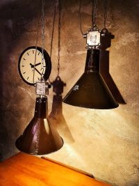 Lampada industriale prodotta negli anni '60 in repubblica ceca da Elektrosvit. – miniatura 4