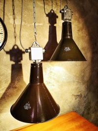 Lampada industriale prodotta negli anni '60 in repubblica ceca da Elektrosvit. – miniatura 10