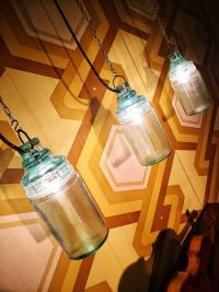 Piccole lampade industriali completamente in vetro – miniatura 4