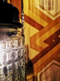 Small original vintage pendant light in textured glass, USSR 1970s – thumbnail 15