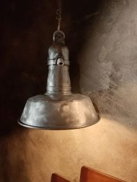 Lampada a sospensione vintage originale da lampione, Padova anni '60 – miniatura 14