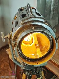 Spotlight da cinema vintage originale Ing. Marcucci Milano, anni '50 – miniatura 5