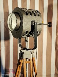 Faro da teatro vintage originale con fori di aerazione, anni '60 – miniatura 3
