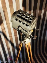 Faro da teatro vintage originale con fori di aerazione, anni '60 – miniatura 12