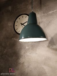 Lampada a sospensione vintage verde a collo lungo, Polonia anni '60 – miniatura 14