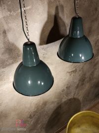 Lampada a sospensione vintage verde a collo lungo, Polonia anni '60 – miniatura 10