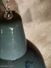 Lampada a sospensione vintage verde a collo lungo, Polonia anni '60 – miniatura 5