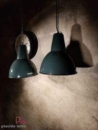 Lampada a sospensione vintage verde a collo lungo, Polonia anni '60 – miniatura 17