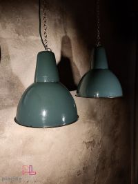 Lampada a sospensione vintage verde a collo lungo, Polonia anni '60 – miniatura 15