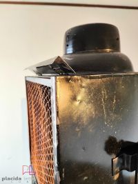 Faro da teatro vintage originale nero, parabola smaltata bianca, Bulgaria – miniatura 18