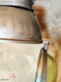 Lampada a sospensione vintage originale a mezzo uovo, Polonia anni '70 – miniatura 19