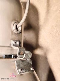 Lampada a sospensione vintage originale a mezzo uovo, Polonia anni '70 – miniatura 17
