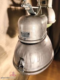 Lampada a sospensione vintage originale a mezzo uovo, Polonia anni '70 – miniatura 7
