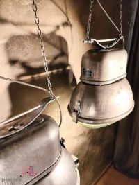 Lampada a sospensione vintage originale a mezzo uovo, Polonia anni '70 – miniatura 8