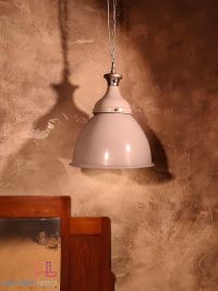 Lampada a sospensione vintage originale Benjamin a cupola larga, anni '50 – miniatura 4