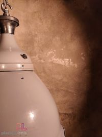 Lampada a sospensione vintage originale Benjamin a cupola larga, anni '50 – miniatura 12