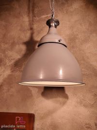 Lampada a sospensione vintage originale Benjamin a cupola larga, anni '50 – miniatura 3
