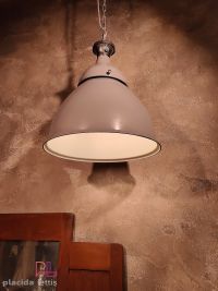 Lampada a sospensione vintage originale Benjamin a cupola larga, anni '50 – miniatura 7