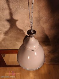 Lampada a sospensione vintage originale Benjamin a cupola larga, anni '50 – miniatura 8
