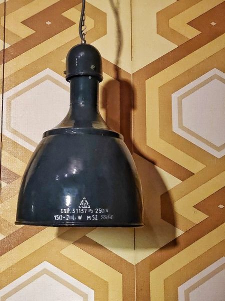 Lampada a sospensione vintage originale Tulip, Budapest anni '50