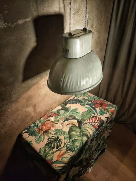 Lampada a sospensione vintage originale U-boot, Polonia anni '70