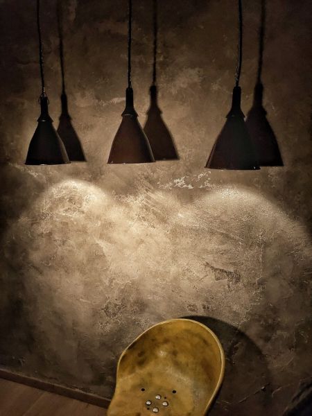 Lampada a sospensione vintage originale conica, Bulgaria anni '70