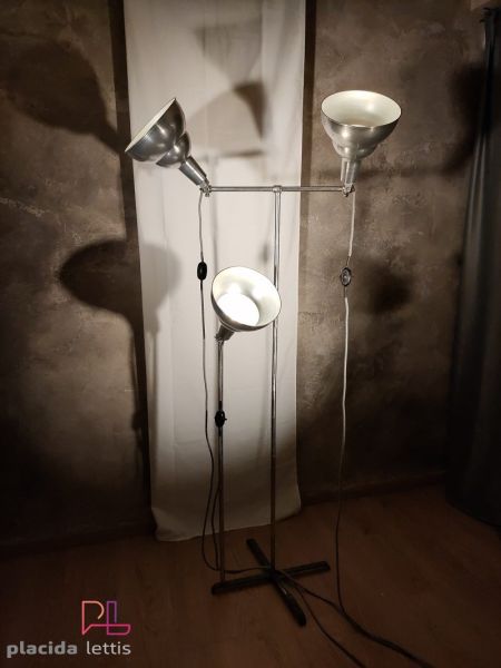 Rarissima lampada da studio fotografico, Ing. Marcucci, anni 40. Esclusiva!