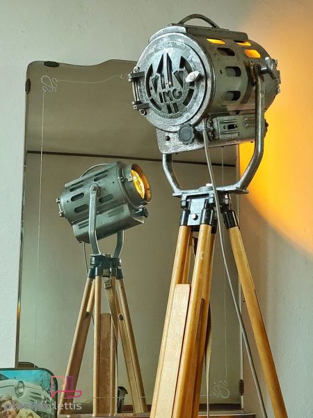 Spotlight da cinema vintage originale Ing. Marcucci Milano, anni '50