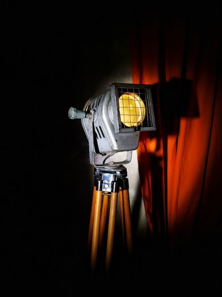 Splendido spotlight originale anni '80 di dimensioni ridotte