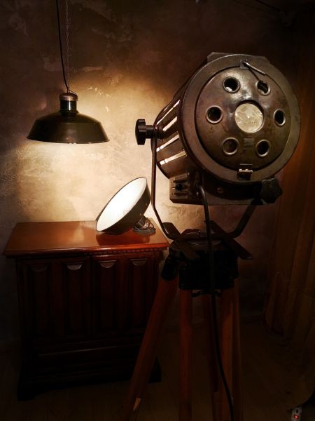 Lampada a sospensione vintage originale nero lucido, Polonia anni '50