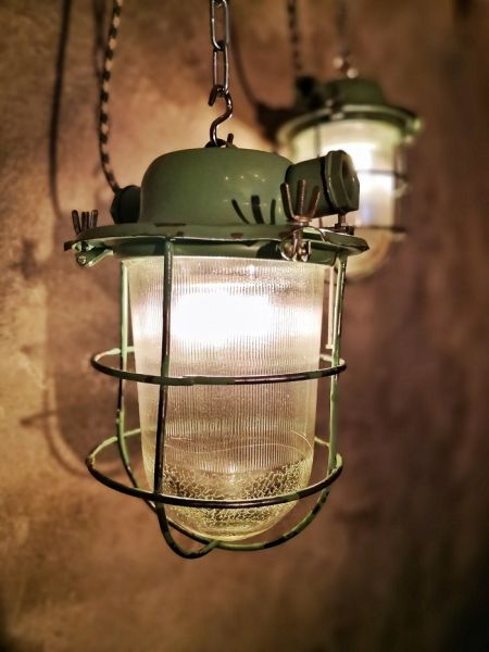 Lampade a sospensione industriali cilindriche PLVSROS2131TR