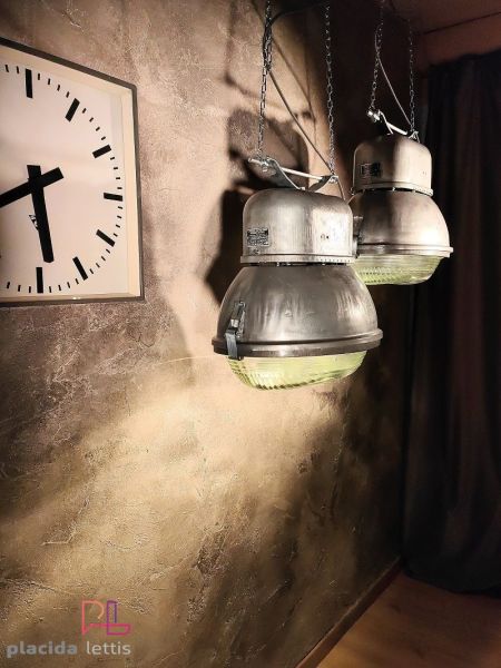 Lampada a sospensione vintage originale a mezzo uovo, Polonia anni '70