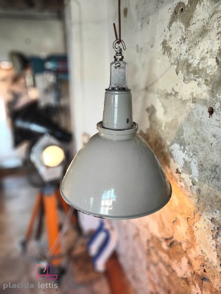 Lampada a sospensione vintage originale Mazdalux tortora, Inghilterra
